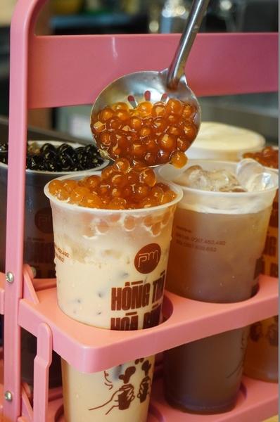 hương vị trà sữa ngon cân bằng ngọt béo với topping tươi tại quán trà sữa ngon Hà Nội