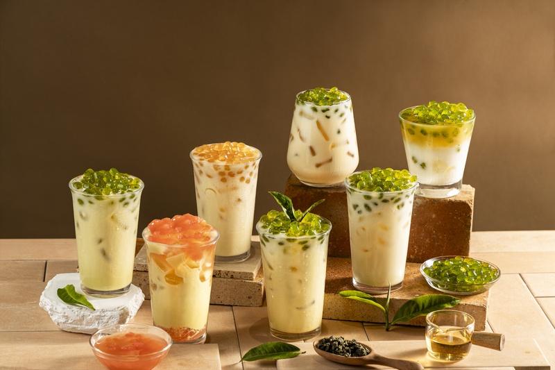 trà sữa nguyên lá tươi ngon từ lá trà thật